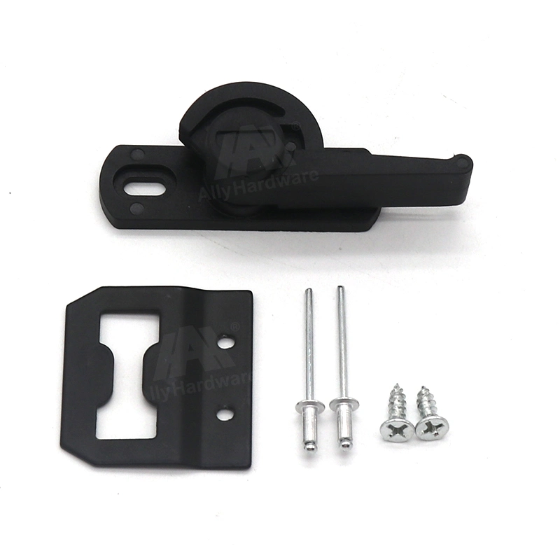 Al-15 Black Central Snail Closure Window Sash Crescent Moon Lock