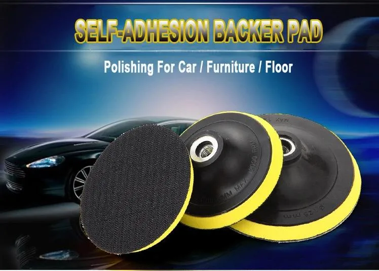 Good Quality Rubber Backer Polishing Pads for Angle Grinder