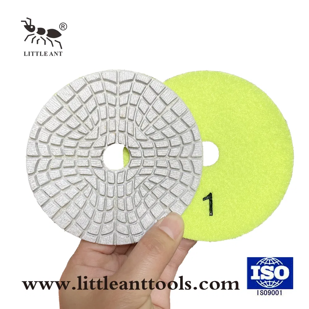 Tampone per lucidatura ibrido premium in 4 fasi per granito, quarzo, marmo, pietra composita
